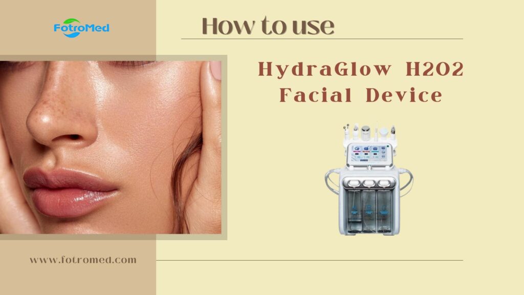 HydraGlow H2O2 美顔器の使用方法