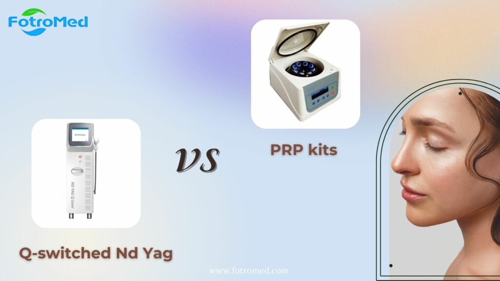 QスイッチNd Yagレーザー vs PRPキット