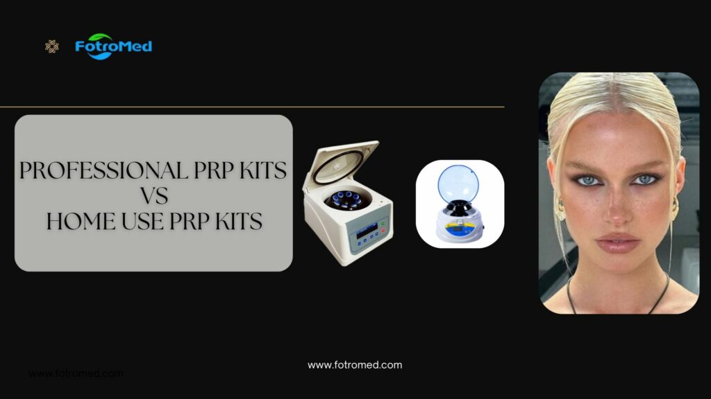プロフェッショナル用 PRP キットと家庭用 PRP キット