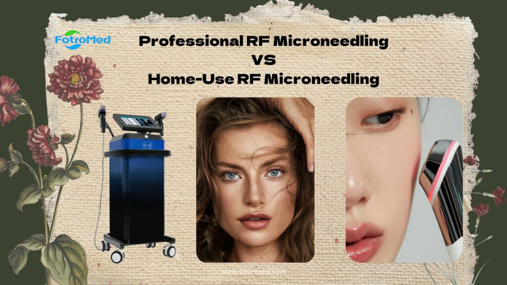 プロフェッショナルRFマイクロニードリング vs. ホームユースRFマイクロニードリング