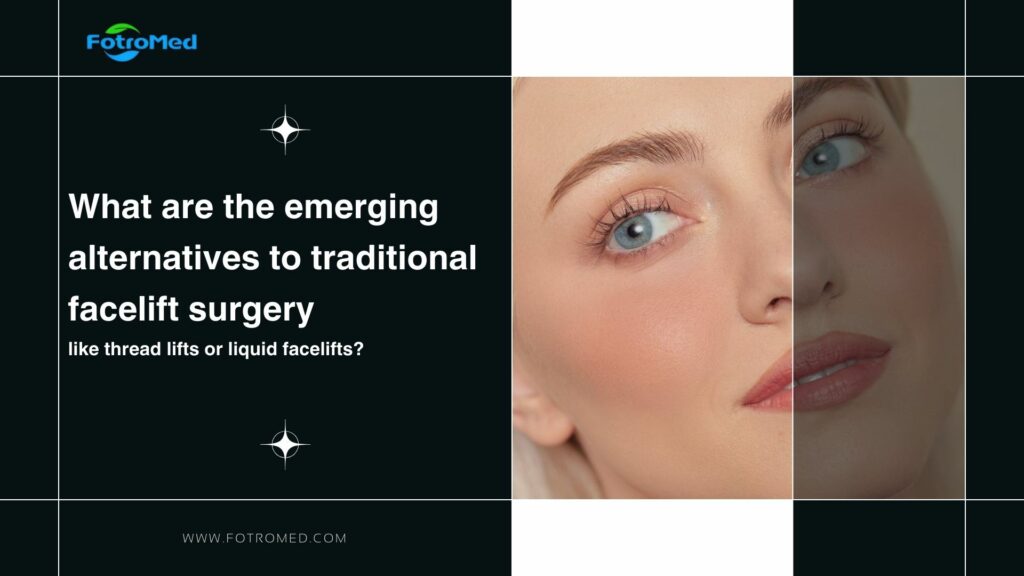 従来のフェイスリフト手術に代わる新たな選択肢とは何ですか, スレッドリフトやリキッドフェイスリフトなど