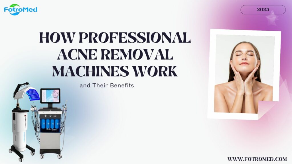 プロのにきび除去機がどのように機能し、その利点