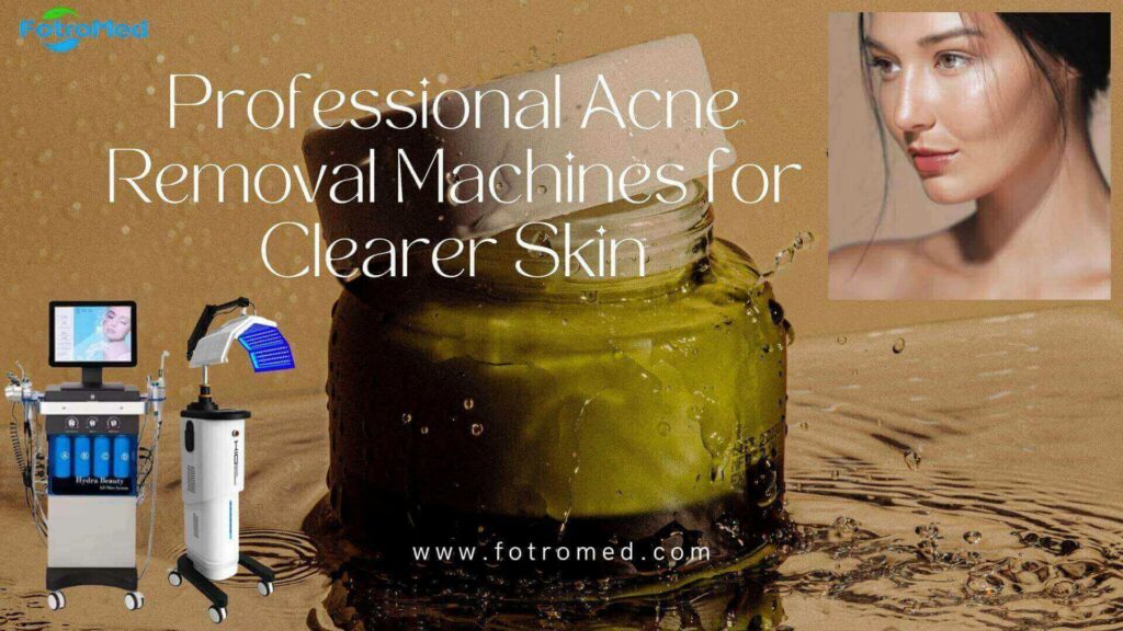 より透明な肌のためのプロのにきび除去された機械